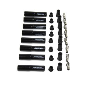 PERTRONIX IGNITION #8562HT-8 Ceramic Spark Plug Boot Kit Straight 8pk Black