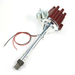PERTRONIX IGNITION #D100701 Chevy V8 Billet F/T Distributor w/Red Cap
