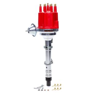 PERTRONIX IGNITION #D305711 Billet Distributor Chevy V8 - Red Male Cap