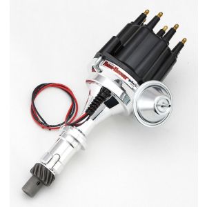 PERTRONIX IGNITION #D7120710 Dist Billet I3 Pontiac V8 w/Black Male Cap