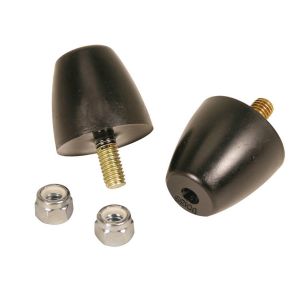 PROTHANE #19-1317-BL Bump Stop 1-9/16 x 1-5/8 Cone Style Pair