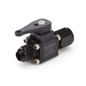 PETERSON FLUID #09-0923 Inline Ball Valve 8an Male to 8an Female