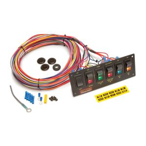 PAINLESS WIRING #50406 6-Switch Lighted Rocker Switch Panel