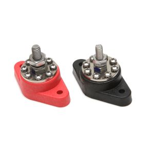 PAINLESS WIRING #80116 8-Point Distribution Blocks (Red/Blk) 1 Each