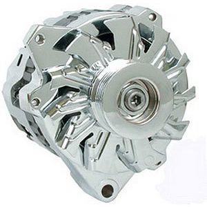 POWERMASTER #27861 Polished GM Alternator 105 Amp W/Serpentine Pul