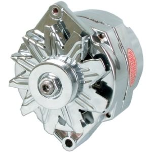 POWERMASTER #37293 Chrome Delco 150amp Alternator 1 Wire