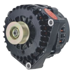 POWERMASTER #58237 220amp Alternator GM AD 244 Style w/Black Finish