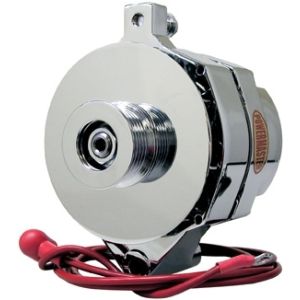 POWERMASTER #8-37140 Chrome Ford 150 amp Upgrade Alternator