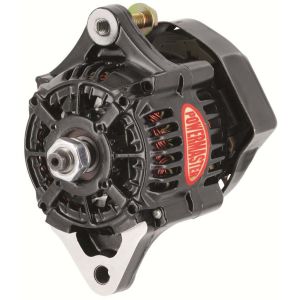POWERMASTER #8182 Mini Denso 75amp Race Alternator Black