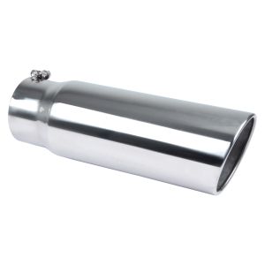 PYPES PERFORMANCE EXHAUST #EVT506-18 Exhaust Tip 5in x 6in 18in L Polished Bolt-on