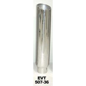 PYPES PERFORMANCE EXHAUST #EVT507-36 Exhaust Stack 5in x 7in 36in L Polished