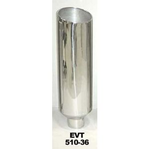 PYPES PERFORMANCE EXHAUST #EVT510-36 Exhaust Stack 5in x 10in 36in L Polished