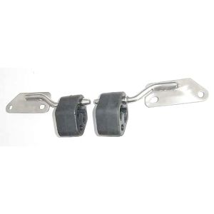 PYPES PERFORMANCE EXHAUST #MHV6 Mustang Muffler Hangers Stainless Steel (PR)
