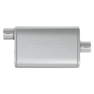 PYPES PERFORMANCE EXHAUST #MVT13 Turbo Pro Muffler 2.5in Offset In/Center Outlet