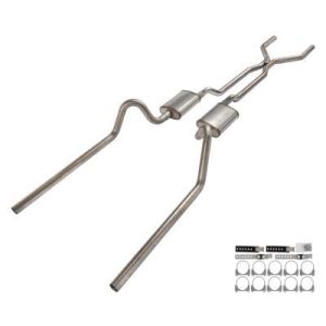 PYPES PERFORMANCE EXHAUST #SFF41S 66-71 Ford Fairlane Crossmember Back Exhaust