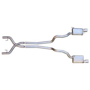 PYPES PERFORMANCE EXHAUST #SFM68 05-10 Mustang 4.0L 2.5in Cat Back Exhaust System