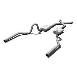 PYPES PERFORMANCE EXHAUST #SGA13S 64-72 A-Body 3in Exhaust System w/X-Pipe