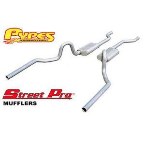 PYPES PERFORMANCE EXHAUST #SGA30S 64-72 GM A-Body 2.5in Crossmember Back Exhaust