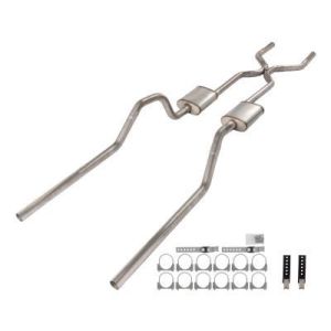 PYPES PERFORMANCE EXHAUST #SGB45S 65-70 Chevy B-Body H-Pip Crossmember Back Exhaust