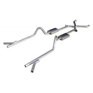 PYPES PERFORMANCE EXHAUST #SGC11R 55-57 Chevy 2.5 Exhaust w/X-Pipe