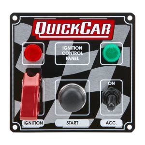 QUICKCAR RACING PRODUCTS #50-023 Ign. Panel 2 Switch w/Lights