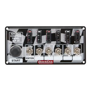 QUICKCAR RACING PRODUCTS #50-163 Ignition Panel Fused w/Start Button