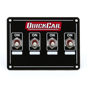 QUICKCAR RACING PRODUCTS #50-719 Accessory Panel 4 Switch Weatherproof