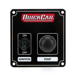QUICKCAR RACING PRODUCTS #50-802 Ignition Panel Black