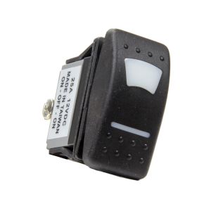 QUICKCAR RACING PRODUCTS #52-615 Rocker Switch Lighted On /Off/On Green