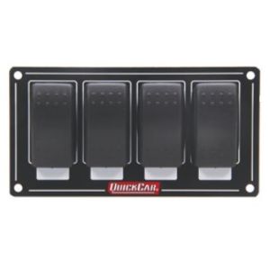 QUICKCAR RACING PRODUCTS #52-716 Accessory Panel 4 Switch Rocker