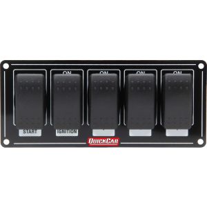 QUICKCAR RACING PRODUCTS #52-865 Ignition Panel w/ Rocker Switches