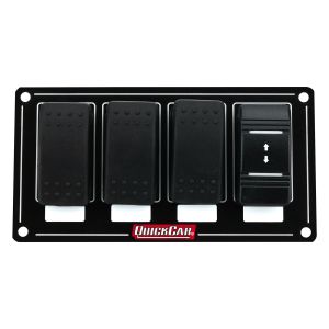 QUICKCAR RACING PRODUCTS #52-870 Switch Panel Rocker Winch w/ 3 Assessory