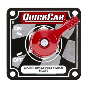 QUICKCAR RACING PRODUCTS #55-008 Master Disconnect High Amp 4 Post Flag Plate