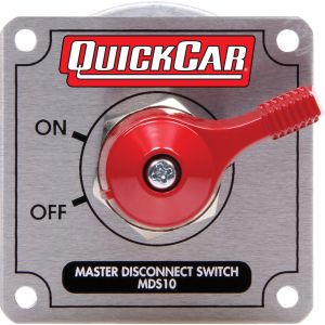 QUICKCAR RACING PRODUCTS #55-023 Master Disconnect High Amp 4 Post Silver Plate