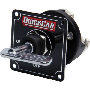 QUICKCAR RACING PRODUCTS #55-031 Master Disconnect Black w/Removable Silver Key