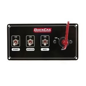 QUICKCAR RACING PRODUCTS #55-7330 Ignition Panel Weather Proof w/ MSD 1 Acc.
