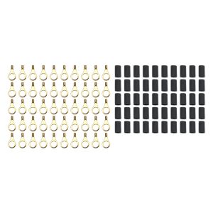 QUICKCAR RACING PRODUCTS #57-461-50 Ring Terminal 5/16in 18- 22 Ga w/Heat Shrink 50pk