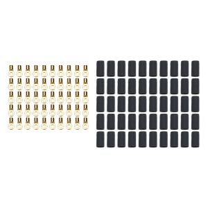 QUICKCAR RACING PRODUCTS #57-466-50 Ring Terminal #6 14-16 Ga w/Heat shrink 50pk