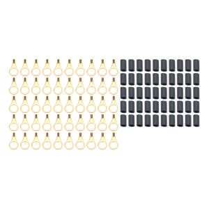 QUICKCAR RACING PRODUCTS #57-467-50 Ring Terminal 3/8in 18- 22 Ga w/Heat Shrink 50pk