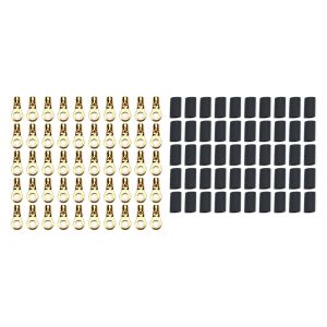 QUICKCAR RACING PRODUCTS #57-470-50 Ring Terminal #10 10-12 Ga w/Heat Shrink 50pk