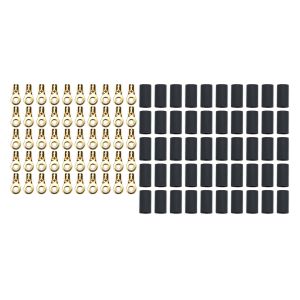 QUICKCAR RACING PRODUCTS #57-475-50 Ring Terminal #10 8-10 Ga w/Heat Shrink 50pk