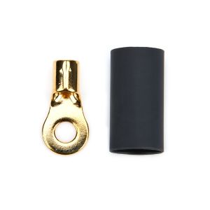 QUICKCAR RACING PRODUCTS #57-475 Ring Terminal #10 8-10 GA. Pair w/Heat Shrink