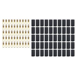 QUICKCAR RACING PRODUCTS #57-476-50 Ring Terminal #6 16-22 Ga w/Heat Shrink 50pk