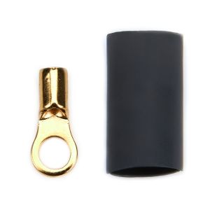 QUICKCAR RACING PRODUCTS #57-476 Ring Terminal #6 16-22 GA. Pair w/Heat Shrink