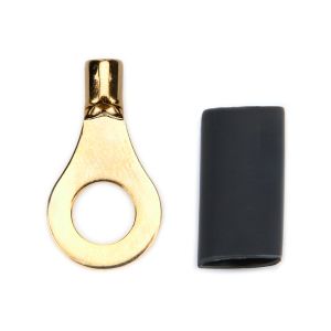 QUICKCAR RACING PRODUCTS #57-478 Ring Terminal 1/4 14-16 GA. Pair w/Heat Shrink