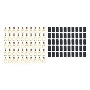 QUICKCAR RACING PRODUCTS #57-479-50 Ring Terminal 5/16in 14- 16 Ga w/Heat Shrink 50pk