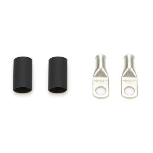 QUICKCAR RACING PRODUCTS #57-580 Ring Terminals 1/4in 6 Ga w/Heat Shrink
