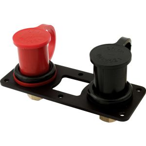 QUICKCAR RACING PRODUCTS #57-718 Battery Charging Posts Pair w/Flat Mnt Brkt