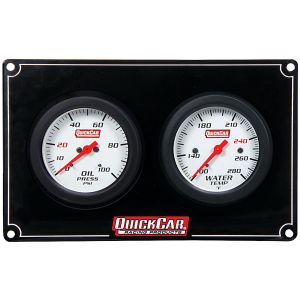 QUICKCAR RACING PRODUCTS #61-7001 2 Gauge Extreme Panel OP/WT