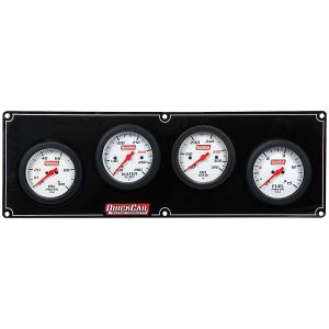QUICKCAR RACING PRODUCTS #61-7021 4 Gauge Extreme Panel OP/WT/OT/FP